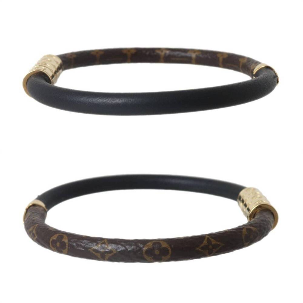 LOUIS VUITTON Black Monogram Charm Bracelet - Picture 4 of 6